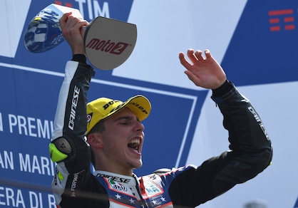 Moto2: Baldassarri super, vince a Misano