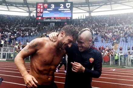 Roma, Totti: «Se sto così perché dovrei smettere?»
