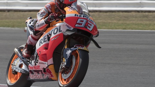 MotoGp, Aragon: Marquez davanti nelle prime libere, Rossi secondo