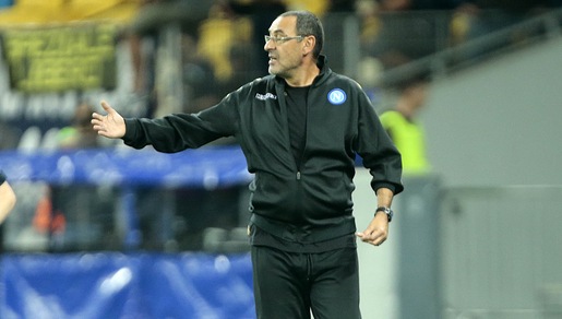 Champions League Napoli, Sarri cuore d'oro: «Una vittoria per mia moglie»