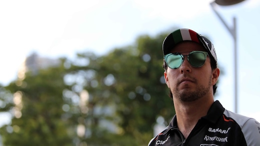F1 Singapore, Perez: «Vorrei restare alla Force India»