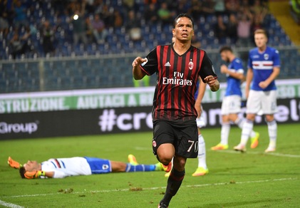 Serie A, Sampdoria-Milan 0-1: Bacca entra e fa sorridere Montella