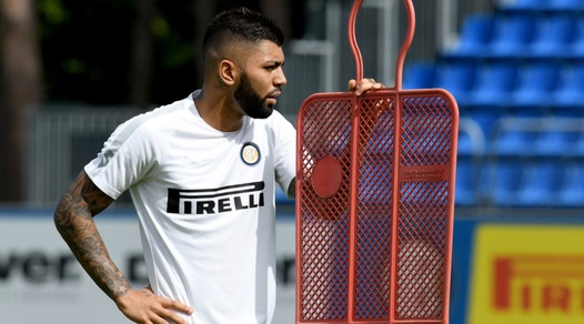 Inter, primo allenamento di Gabigol ad Appiano Gentile
