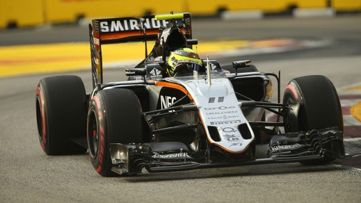 F1 Singapore, Perez penalizzato di otto posizioni