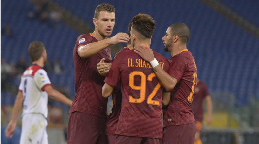 Roma-Crotone 4-0: doppietta Dzeko, spettacolo all'Olimpico!