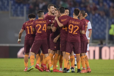 Serie A, Roma-Crotone 4-0. Totti show, doppietta di Dzeko