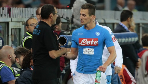Napoli, Milik: «Sarri è fantastico, ho scelto questo club per lui»