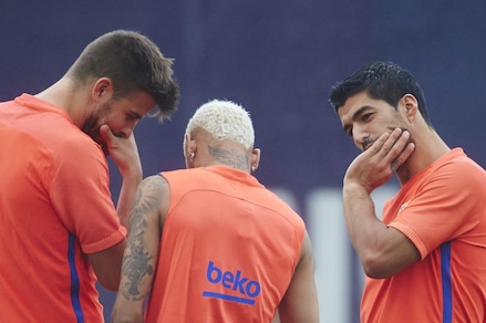 Barcellona, musi lunghi in allenamento senza Messi