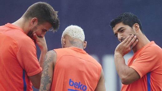 Barcellona, musi lunghi in allenamento senza Messi