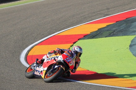 MotoGp Aragon: ultime libere ancora a Marquez, Rossi è secondo