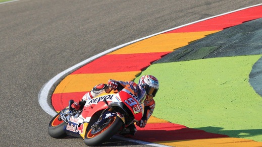 MotoGp Aragon: ultime libere ancora a Marquez, Rossi è secondo