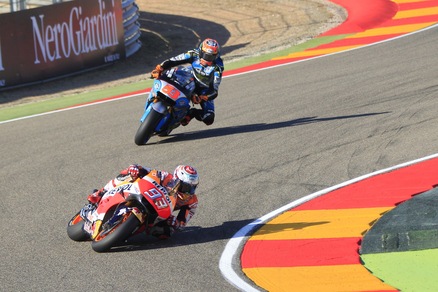 MotoGp, Aragon: la pole è per Marquez, Rossi sesto
