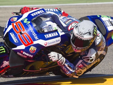 MotoGp Aragon, Lorenzo: «Prima fila ok, gara sarà difficile»