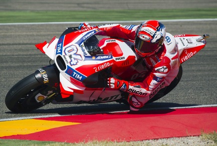 MotoGp Aragon, Dovizioso: «Problemi di gomme, potevo giocarmi il podio»