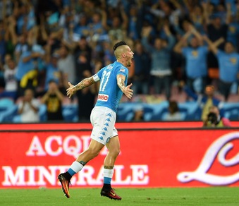 Hamsik, cento gol con il Napoli: standing ovation del San Paolo