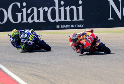 MotoGp Aragon, Marquez: «Buono fermare il recupero di Rossi»