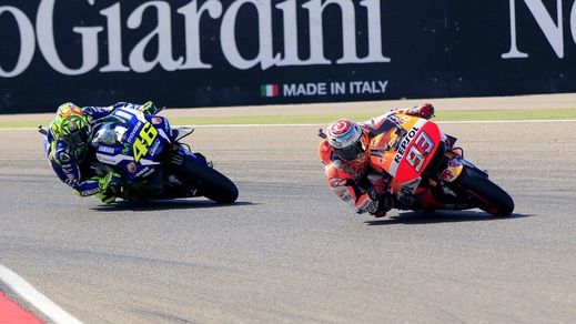 MotoGp Aragon, Marquez: «Buono fermare il recupero di Rossi»
