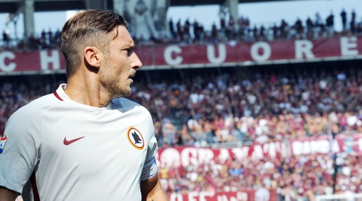 Auguri Totti: giù la quota su 8 gol in campionato