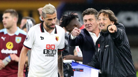 Premier League: Burnley-Watford 2-0, scivolone di Mazzarri