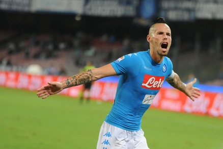 Napoli, Hamsik il castiga Juventus tra gol e trofei