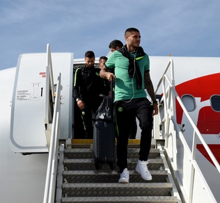 Inter, da Icardi a Candreva, i nerazzurri sbarcano a Praga