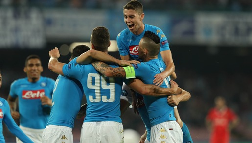 Napoli-Benfica 4-2: che show gli azzurri al San Paolo