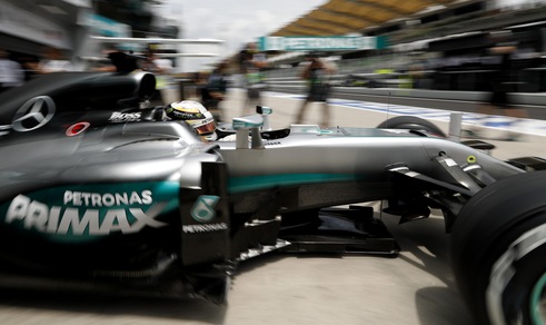 F1 Malesia: a Hamilton le terze libere, Vettel quinto