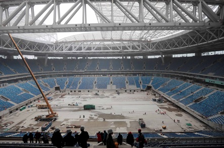 Mondiali 2018, la Zenit Arena è a rischio: il campo vibra troppo