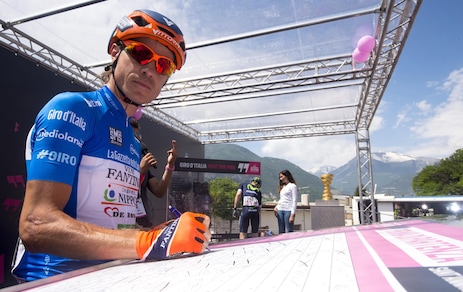Damiano Cunego prova il tracciato della Granfondo Campagnolo