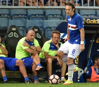 Serie A Sampdoria, si ferma anche Barreto
