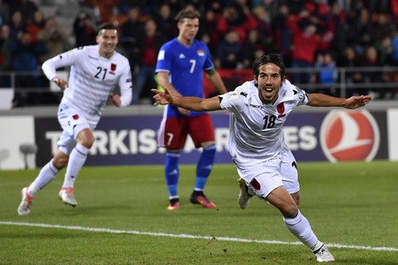 Liechtenstein-Albania 0-2: De Biasi al vertice del girone