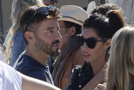 Bianca Atzei e Max Biaggi: quante tenerezze al "Tennis and Friends"