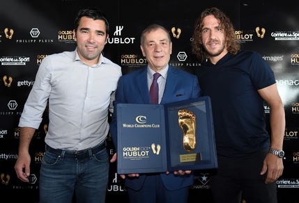 Golden Foot, Deco e Puyol premiati nella categoria Legends 2016