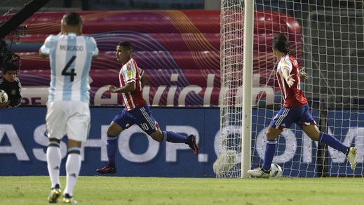 L'Argentina crolla in casa contro il Paraguay