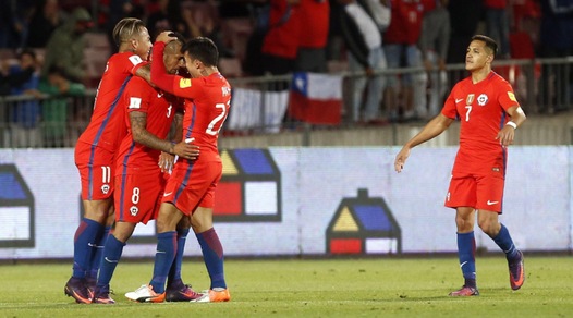 Qualificazioni Mondiali: Vidal trascina il Cile, il Brasile batte il Venezuela, pari Uruguay