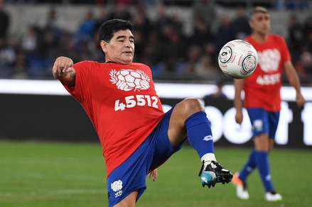 Uniti per la Pace: Maradona regala emozioni all'Olimpico