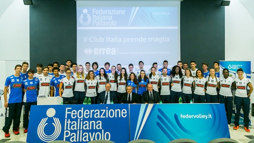 Volley: Club Italia: presentata a Roma la nuova partnership con Erreà Sport
