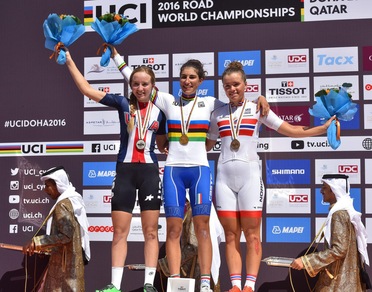 Mondiali, medaglia d'oro per l'azzurra Balsamo