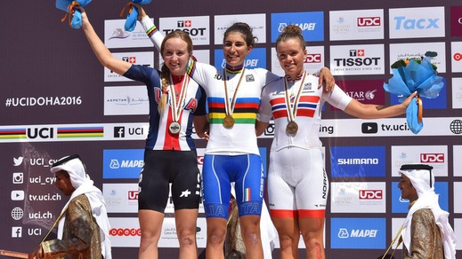 Mondiali, medaglia d'oro per l'azzurra Balsamo