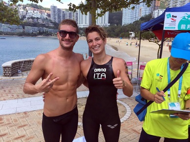 Nuoto: la 10 km e' tutta italiana, Coppa del Mondo a Bruni e Ruffini
