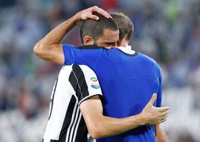 Juve: risentimento per Chiellini, convocato Bonucci