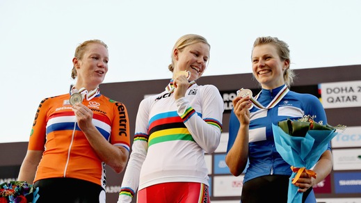 Ciclismo, Mondiali: Didieriksen d'oro tra le donne Elite