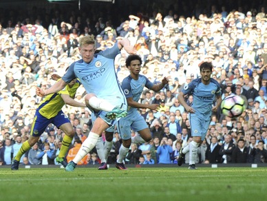 Premier League: Manchester City-Everton 1-1, Aguero-De Bruyne due rigori parati da Stekelenburg