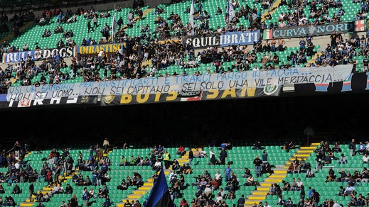 Serie A Inter, striscioni a San Siro contro Icardi