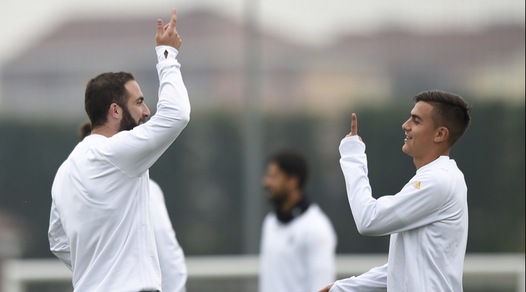 Champions League, Juventus: prove d'intesa tra Higuain e Dybala