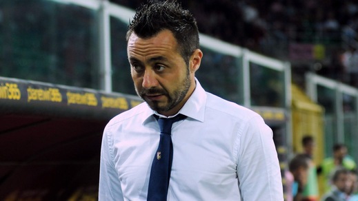 Serie A Palermo, De Zerbi: «Totti? Spero che resti in panchina...»