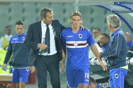 Serie A Sampdoria, contusione alla schiena per Praet
