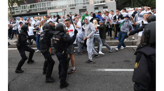 Champions, scontri a Madrid ai margini di Real-Legia Varsavia