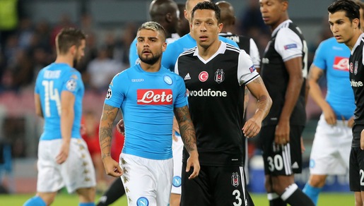 Champions League: Napoli-Besiktas 2-3, le immagini della sconfitta azzurra
