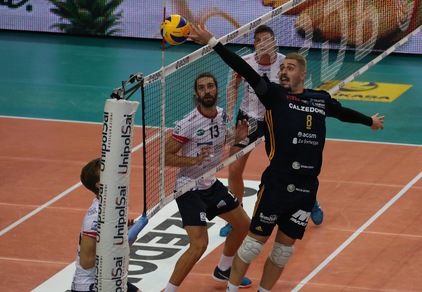 Volley: Superlega, Lube a punteggio pieno, Modena implacabile contro  Padova